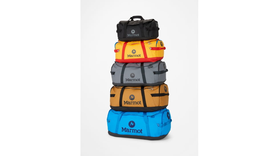 Marmot Long Hauler Duffel, Scotch/Black, Extra Large, 36350-7403-ONE