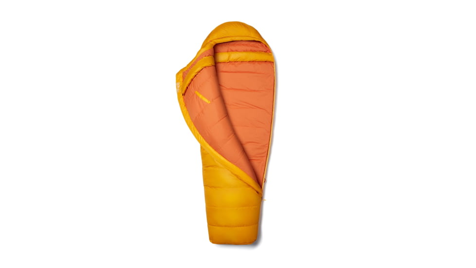 Marmot Lost Coast 5 Sleeping Bags, Golden Sun/Tangelo, Left Zip, Short, M15417-23305-LZ