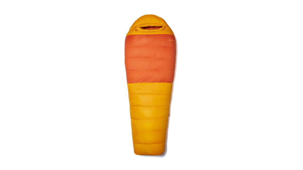 Marmot Lost Coast 5 Sleeping Bags, Golden Sun/Tangelo, Left Zip, Short, M15417-23305-LZ