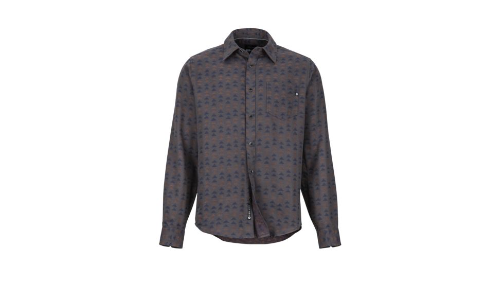 Marmot Lost Coast Midweight Flannel - Mens, Slate Grey, 2XL, 44530-1440-XXL