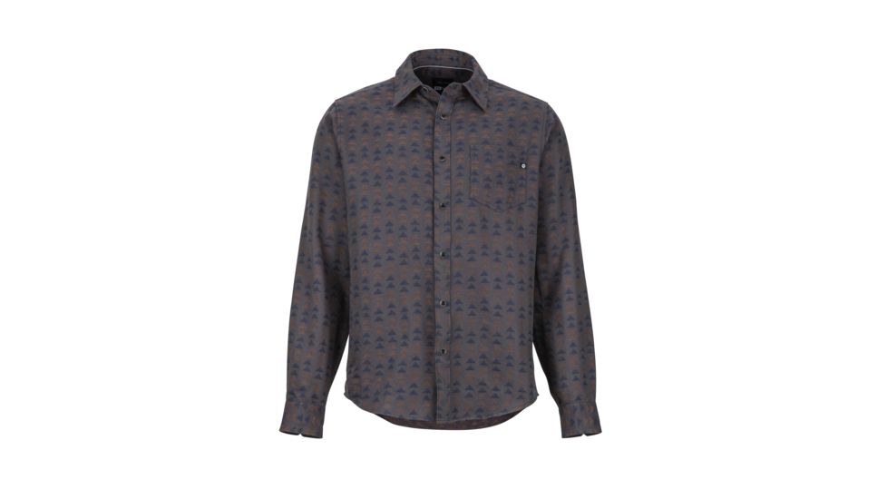 Marmot Lost Coast Midweight Flannel - Mens, Slate Grey, 2XL, 44530-1440-XXL