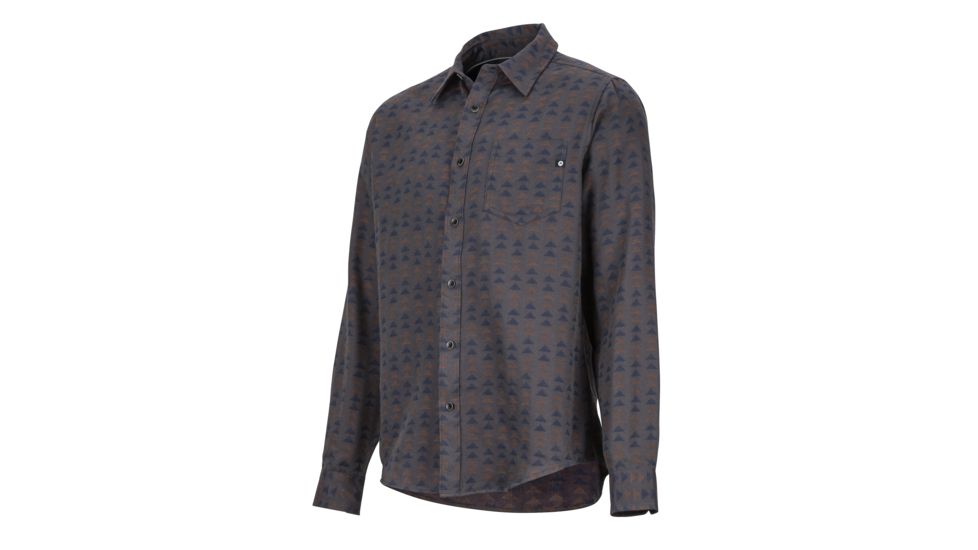 Marmot Lost Coast Midweight Flannel - Mens, Slate Grey, 2XL, 44530-1440-XXL