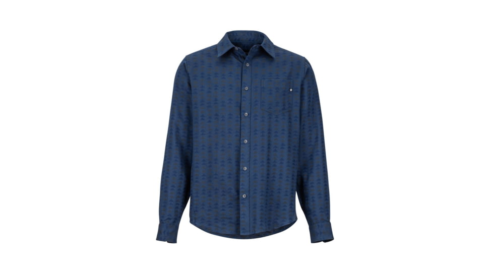 Marmot Lost Coast Midweight Flannel - Mens, Vintage Navy, 2XL, 44530-2636-XXL