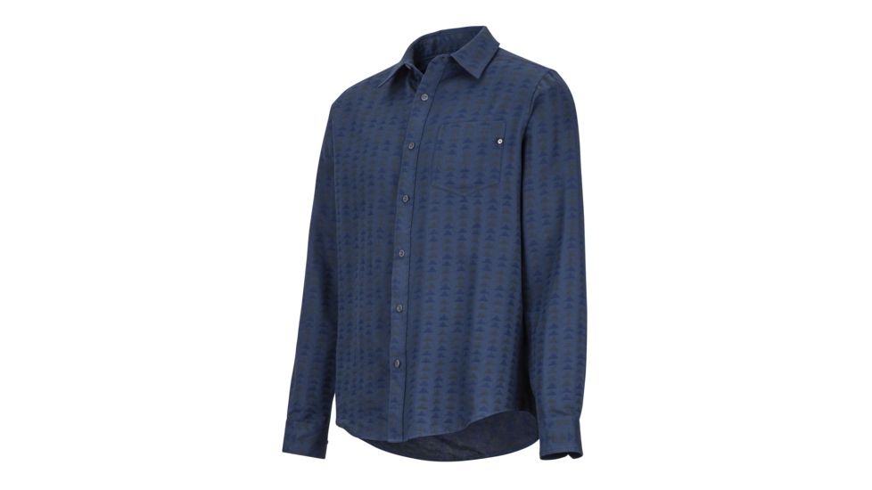 Marmot Lost Coast Midweight Flannel - Mens, Vintage Navy, Medium, 44530-2636-M