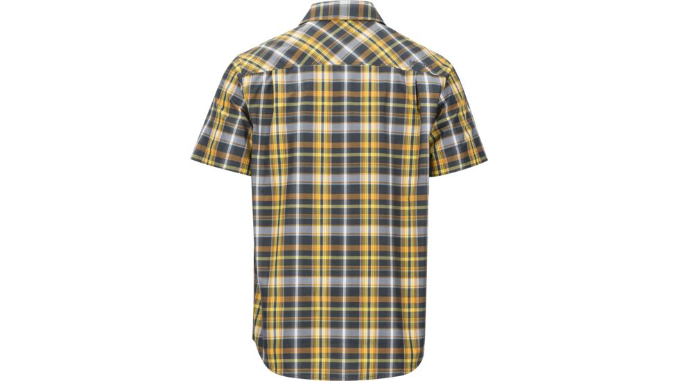 Marmot Lykken Short Sleeve Shirt - Mens, Dark Charcoal, Medium, 44060-1725-M