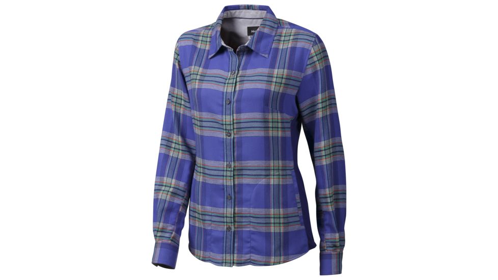 Marmot Maci Long Sleeve Flannel - Womens-Midnight Purple-Medium