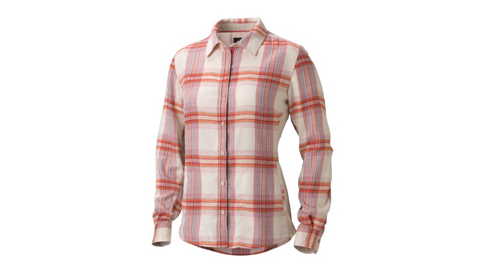 Marmot Maci Long Sleeve Flannel - Womens-Raspberry-Small