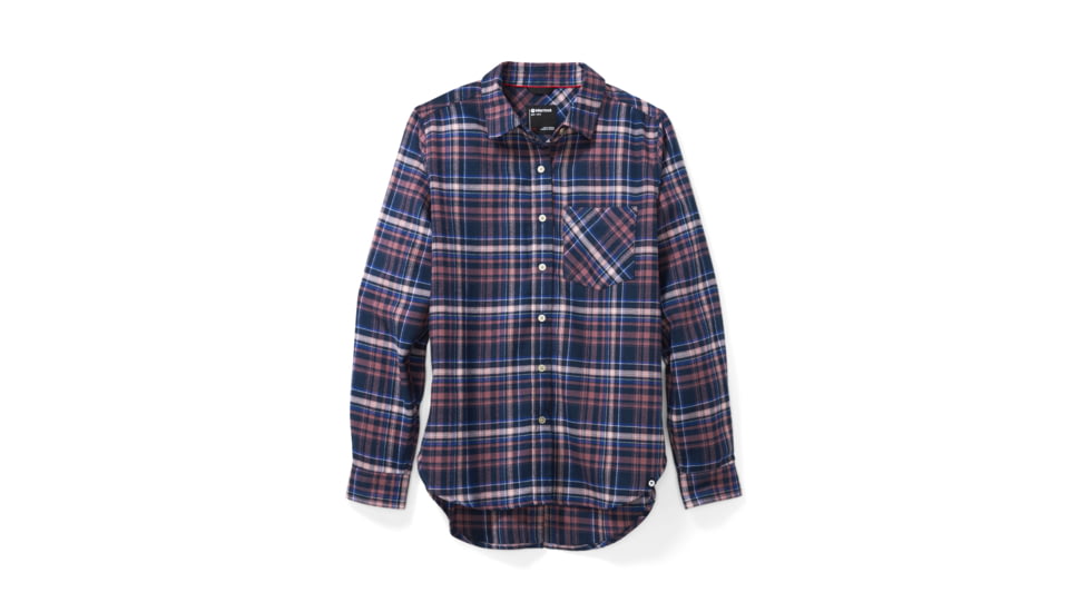 Marmot Maggie Midweight Flannel Long Sleeve - Women's, Dark Indigo, Medium, 47170-2835-M