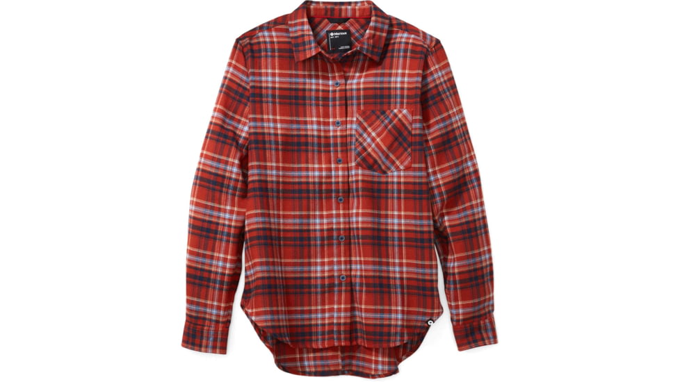 Marmot Maggie Midweight Long Sleeve Flannel - Women's, Picante, Medium, 47170-6740-M