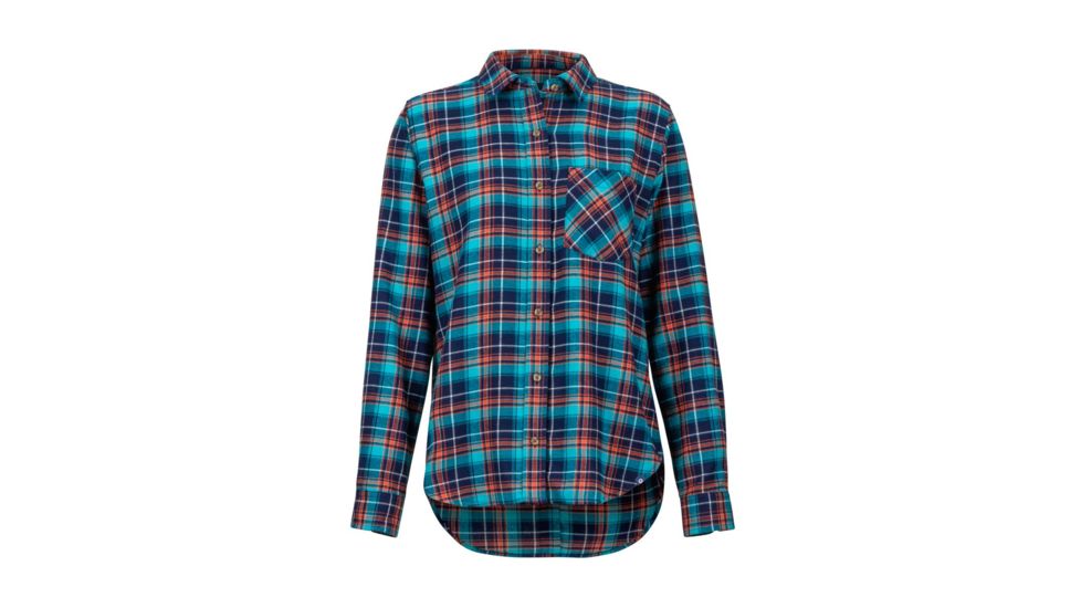 Marmot Maggie MidWt Flannel Long Sleeve - Womens, Arctic Navy, Medium, 47170-Arctic Navy-M-DEMO