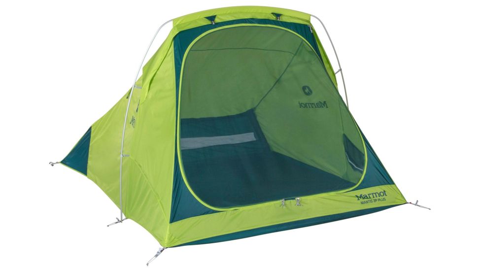 Marmot Mantis 2P Plus Tent, Macaw Green/Deep Teal, One Size 39820-4953-ONE