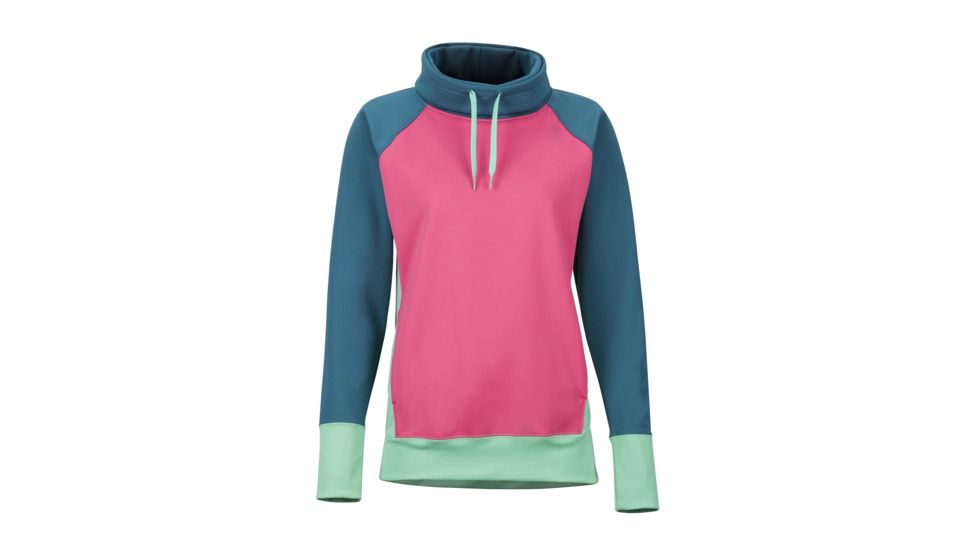 Marmot Marley Long Sleeve - Womens, Disco Pink/Late Night, Extra Small, 48470-7303-XS