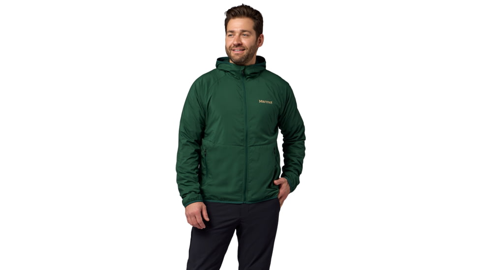 Marmot Aerothermal Hoody - Men's, Pine Forest, Small, 195115417536