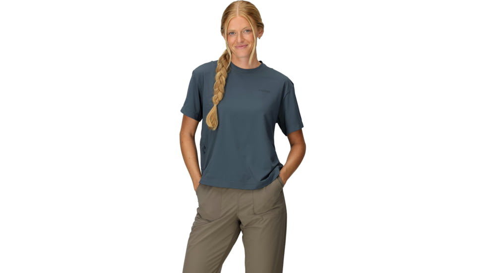 Marmot AirExchange SolarShield Crew SS - Women's, Thunderhead, XS, M16058-24369XS