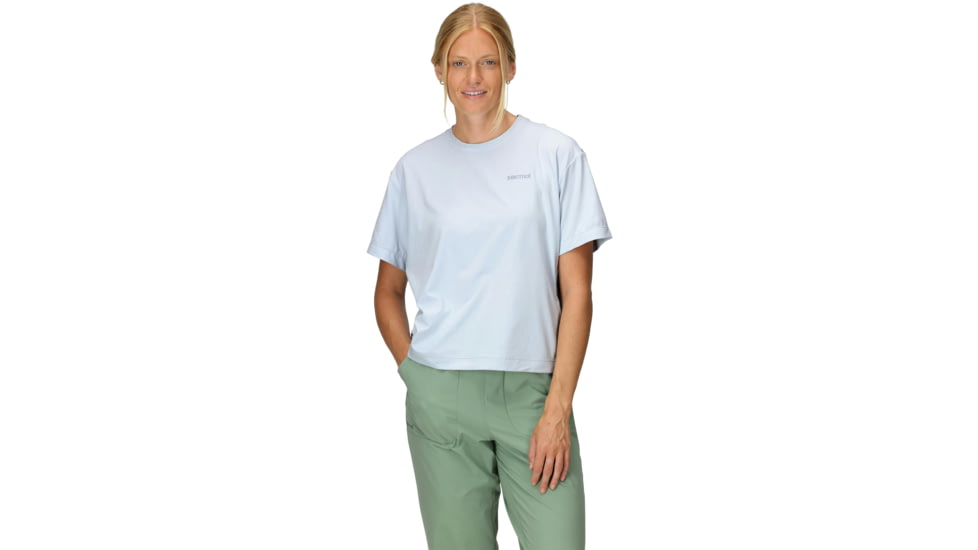 Marmot AirExchange SolarShield Crew SS - Women's, Vapor, M, M16058-24371M