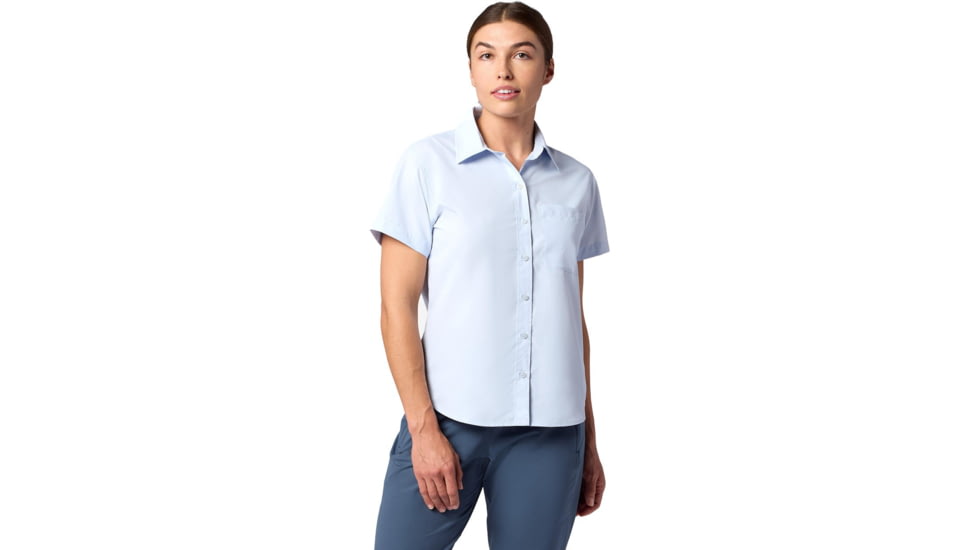 Marmot AirExchange UPF 40 Novelty Short Sleeve Shirt -Women's, Vapor, Small, 195115384265