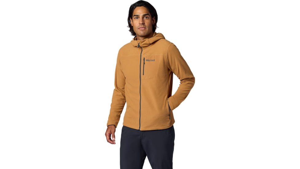 Marmot AirFleece Hoody - Men's, Dromedary, Extra Large, 195115391867