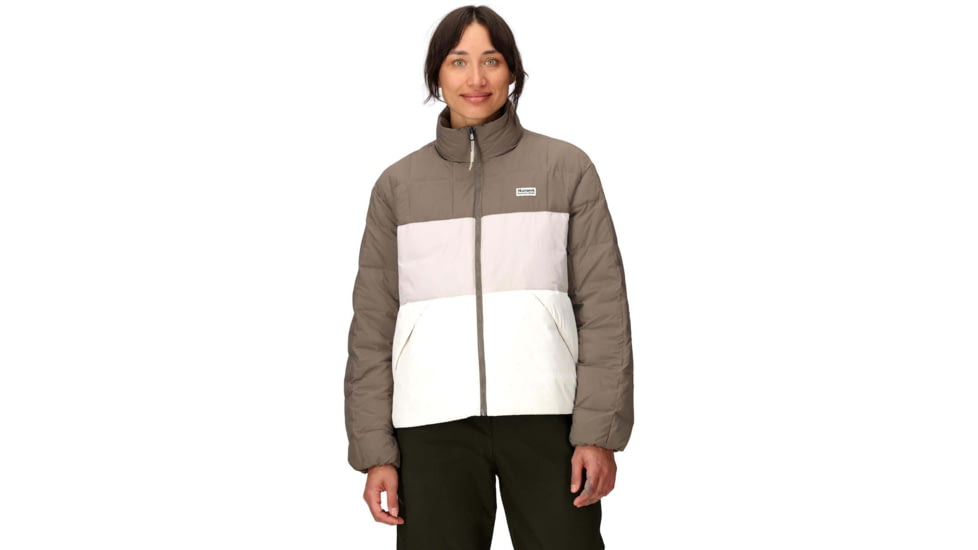 Marmot Ares Jacket - Womens, Claystone/Birch Bark/Pearl, Large, 195115329020