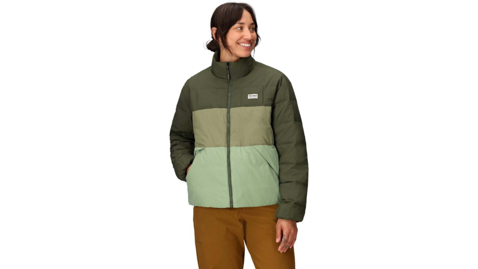 Marmot Ares Jacket - Womens, Nori/Olive Grove/Agate Green, Small, 195115329051