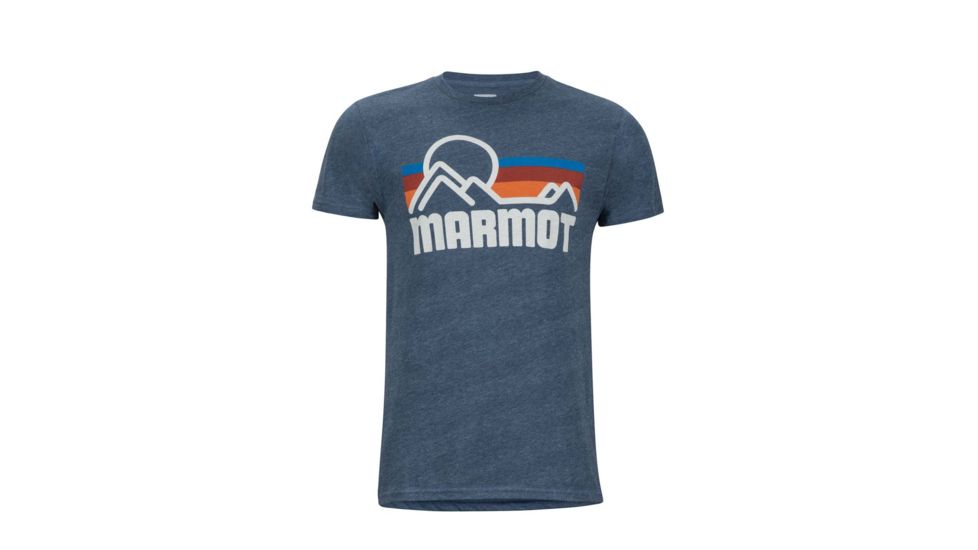 Marmot Marmot Coastal Short Sleeve T-Shirt - Mens, Dark Navy Heather, Extra Large 42430-8695-XL