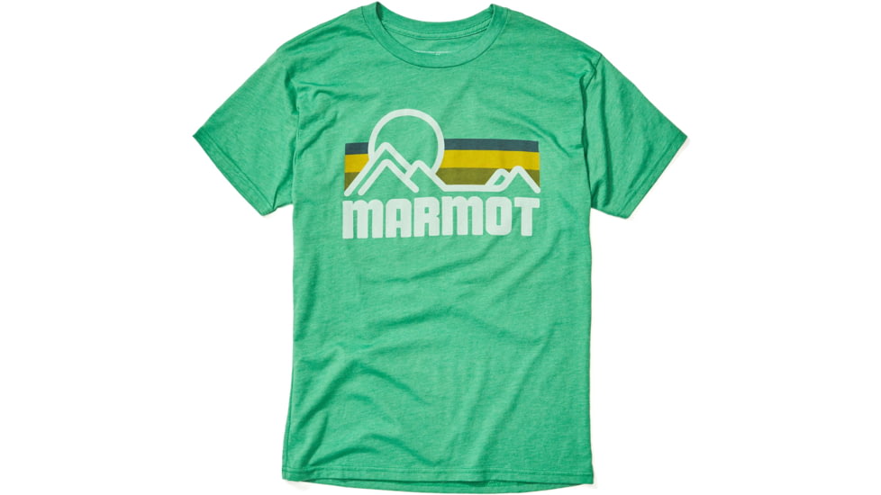 Marmot Coastal Short Sleeve Tee - Mens, Green Heather, Medium, 42430-8551-M