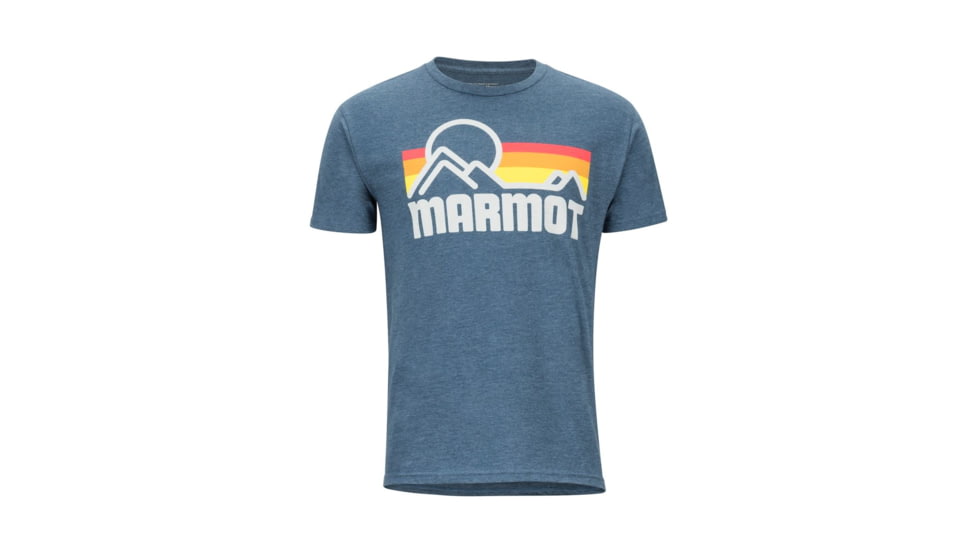 Marmot Marmot Coastal Tee Short Sleeve - Mens, New Navy Heather, Medium, 42430-NNavyHeat-M-DEMO