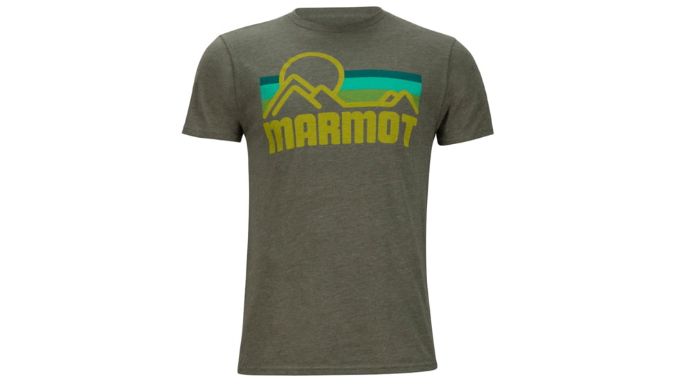 Marmot Marmot Coastal Tee Short Sleeve - Mens, New Olive Heather, Medium, 42430-NOliveHeat-M-DEMO
