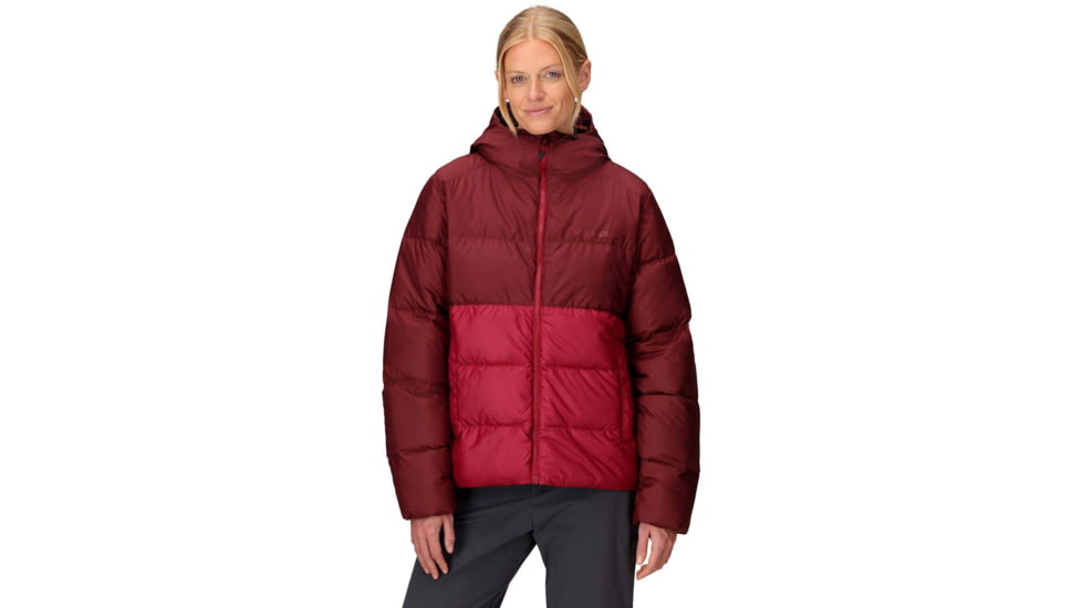 Marmot Guides Down Hoody - Women's, Acai Berry/Red Mulberry, Small, 195115343835