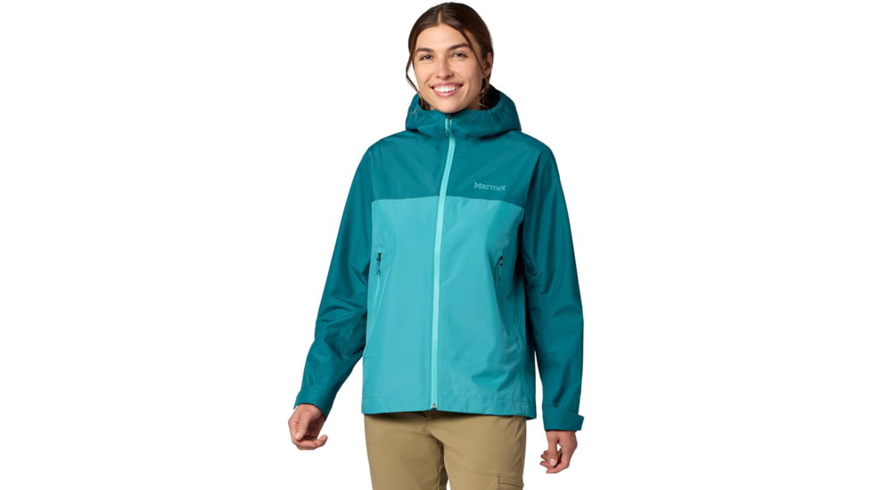 Marmot Minimalist Pertex Jacket -Women's, Emerald Blue/Galapagos Blue, Medium, 195115382827