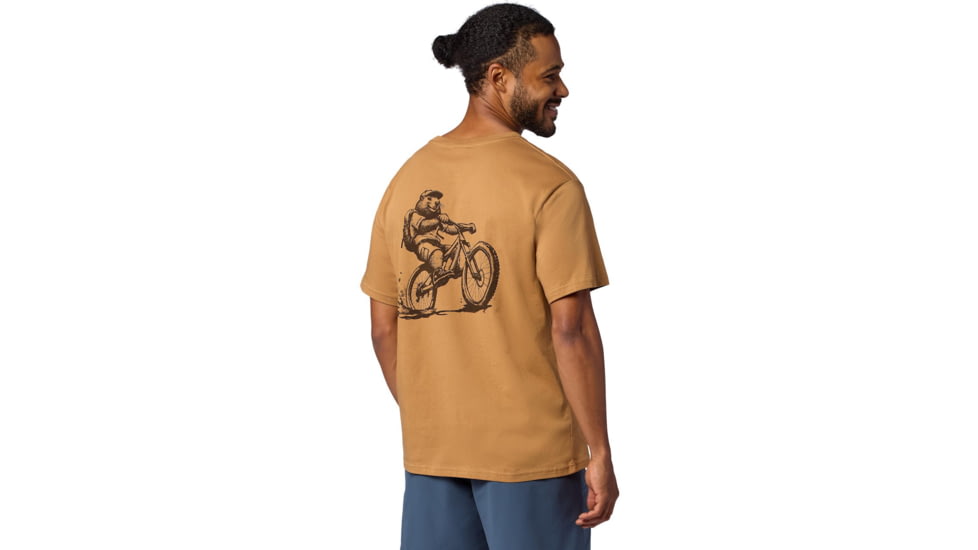 Marmot Mountain Bike Marty Tee Short Sleeve -Men's, Dromedary, Large, 195115387488