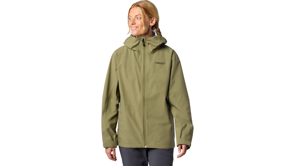 Marmot PreCip Evo Flex Jacket -Women's, Olive Grove, Small, 195115395094