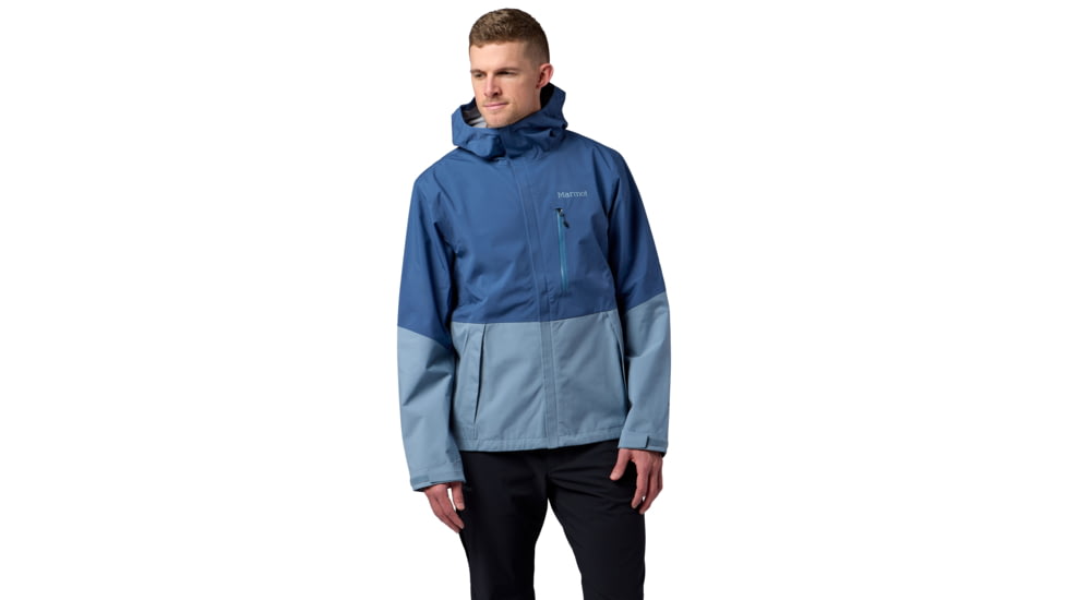 Marmot PreCip Evo Pro Jacket - Men's, Blue Currant/Hazy Blue, Medium, 195115423025