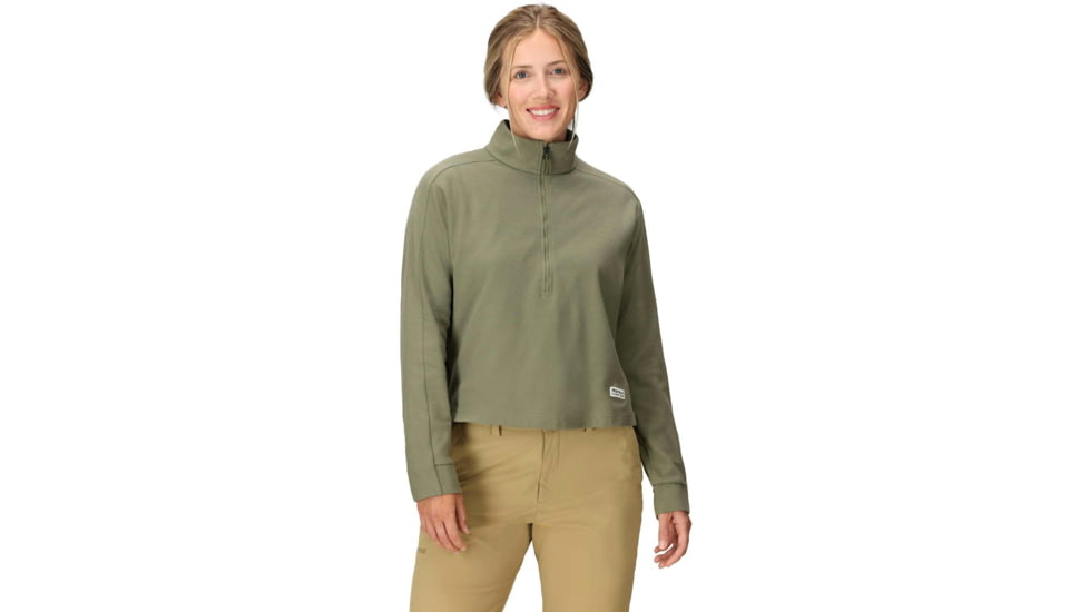 Marmot Redwood 1/2 Zip - Women's, Olive Grove, Small, 195115347895