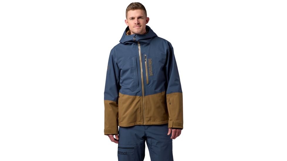 Marmot Refuge Jacket - Men's, Thunderhead/Rustic Khaki, Large, 195115425029