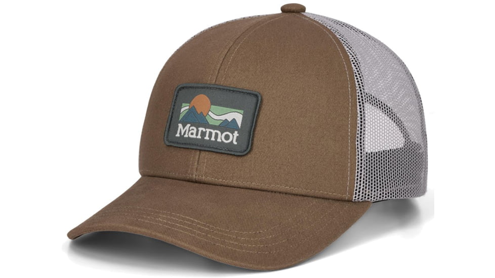 Marmot Retro Trucker Hat, Olive Grove, One Size, 195115380274