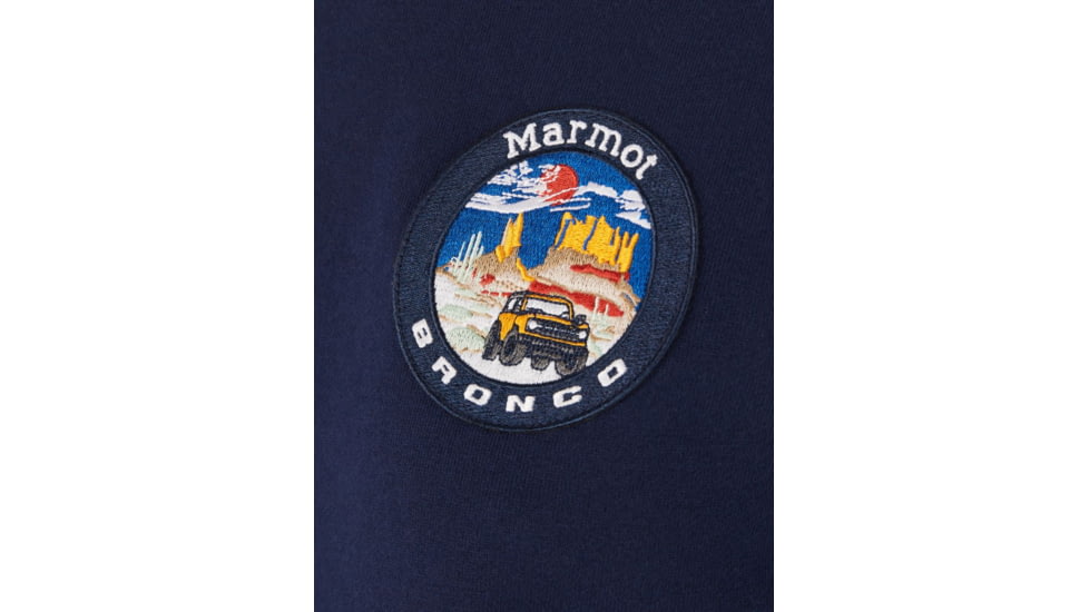 Marmot Marmot x Bronco Crew Sweatshirt - Womens, Arctic Navy, Large, M13742-2975-L