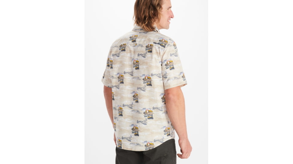 Marmot Marmot x Bronco Syrocco Short Sleeve - Mens, Sandbar Bronco, 2XL, M13719-21094-XXL