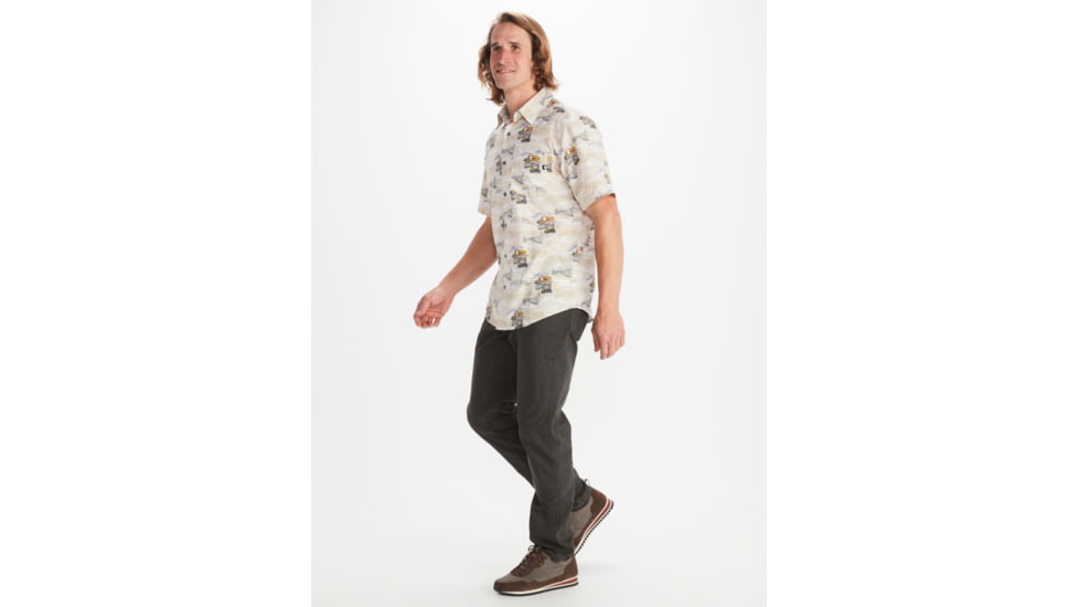 Marmot Marmot x Bronco Syrocco Short Sleeve - Mens, Sandbar Bronco, 2XL, M13719-21094-XXL