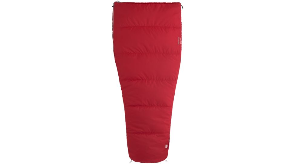 Mavericks 40 Semi Rec Sleeping Bag-Redstone/Dark Fire-Long-Left