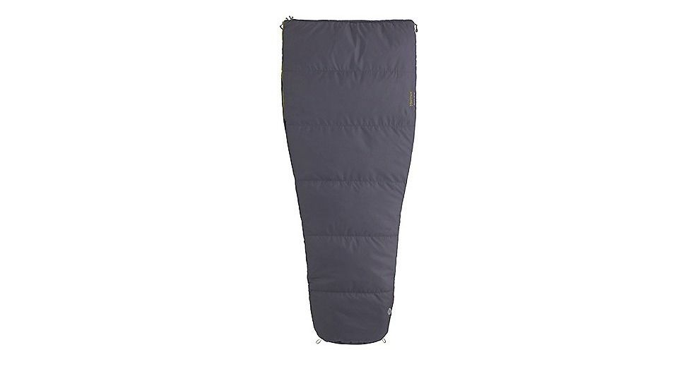 Marmot Mavericks 50 Semi Rec Sleeping Bag-Gargoyle-Regular-Left