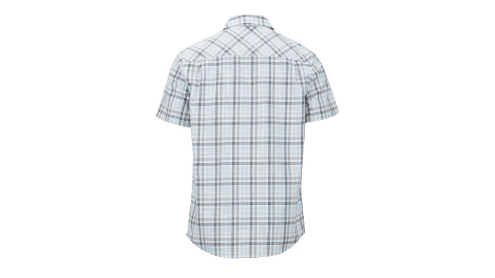 Marmot Meeker Short Sleeve Shirt - Mens, Bright Steel, Extra Large, 44110-1862-XL
