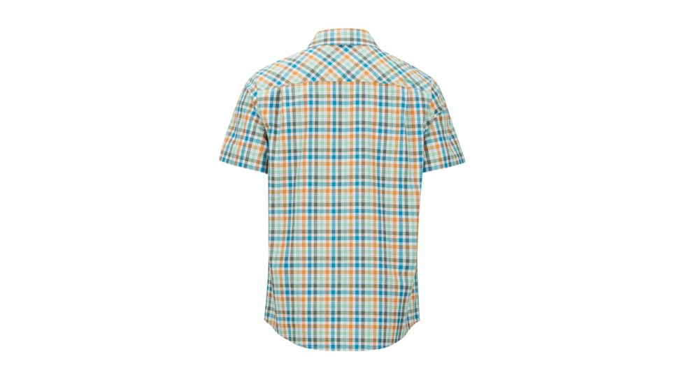 Marmot Meeker Short Sleeve Shirt - Mens, Pond Green, Small, 44110-4570-S
