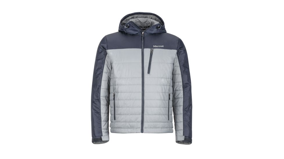 Marmot Men's Caldera Hoody, Steel/Dark Steel, M, 93880-1494-M