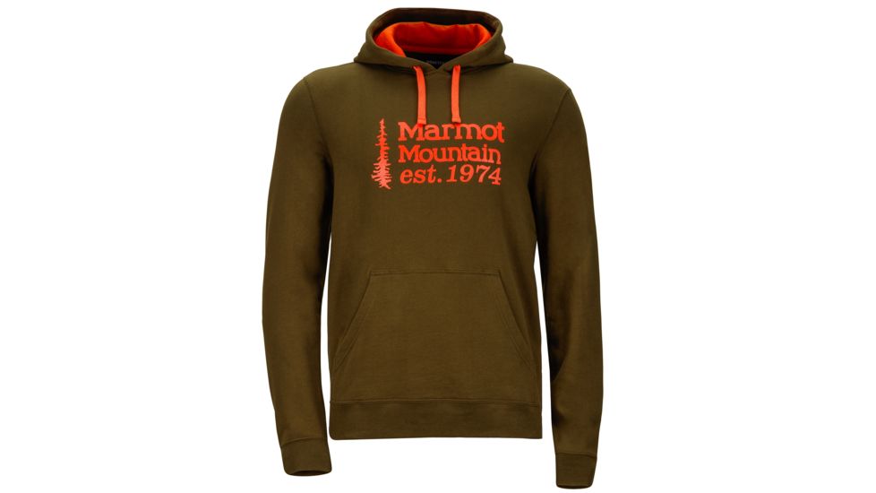 Marmot Mens 74 Hoody, Chamois Heather, L, 59130-7940-L