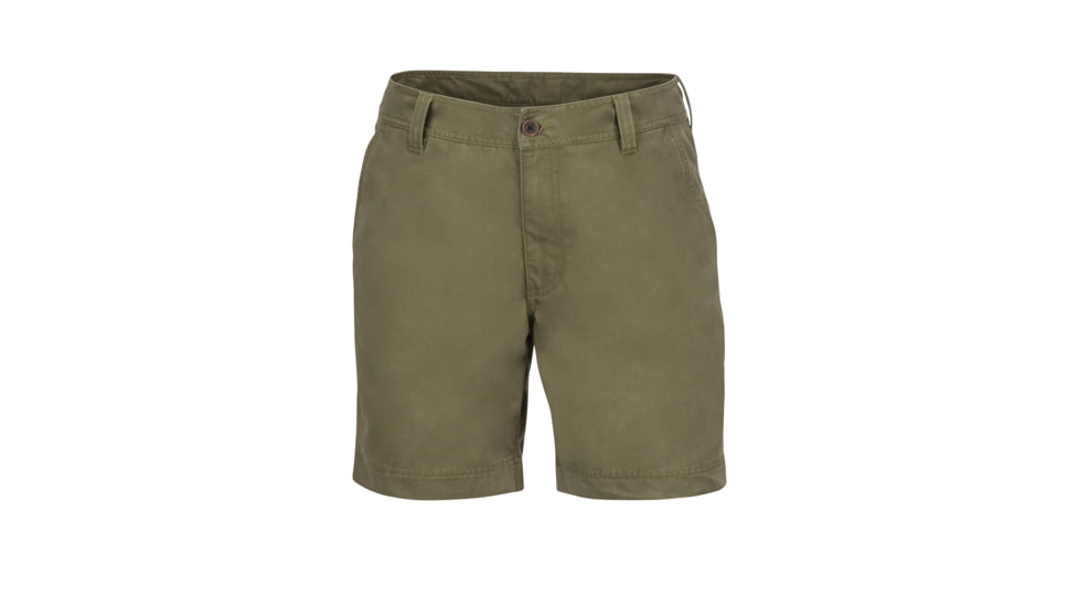 Marmot Mens Annadel Short 7in, Golden Moss, 28, 54100-3944-Golden Moss-28