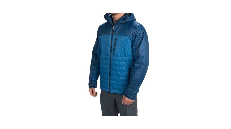Marmot Men's Caldera Hoody, Blue Sapphire/Dark Ink, L, 93880-2805-L
