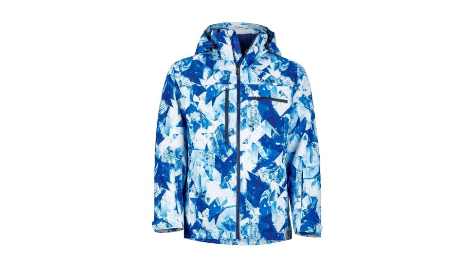Marmot Mens Corkscrew Featherless Jacket, True Blue Glacier, S, 74080-8669-S