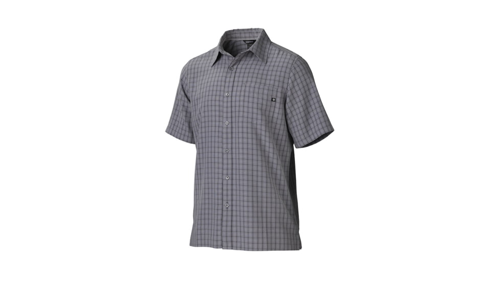 Marmot Eldridge Short Sleeve Shirt - Men's-Cinder-Small