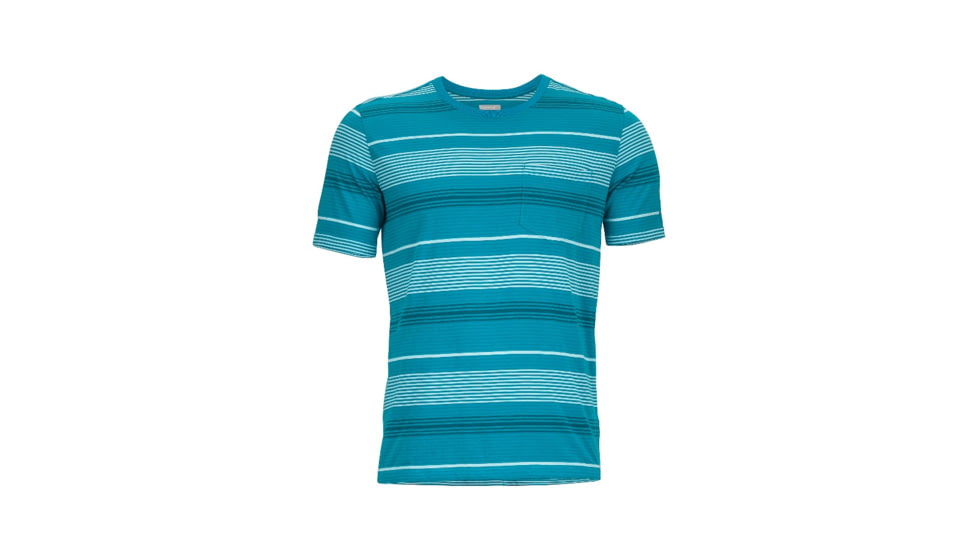 Marmot Mens Red Rock Short Sleeve, Mosaic Blue, S, 54040-2214-Mosaic Blue-S