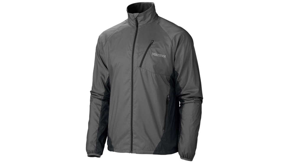Marmot Mens Stride Jacket,Slate Grey / Black,Small MAR0923-STG-BLK-SM